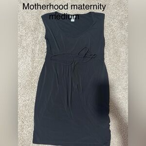 Motherhood Maternity Black Mini Dress